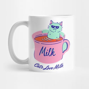 Cats Love Milk Mug